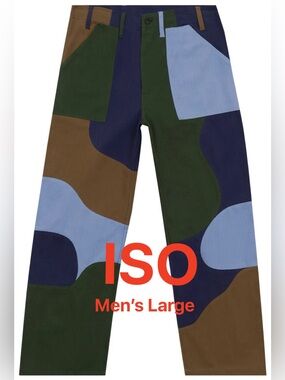 ISO Brain Dead Patchwork Military Pant in Men’s Large